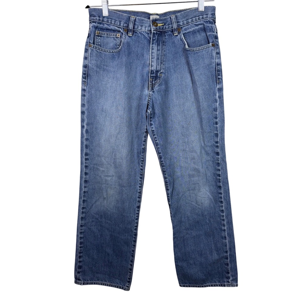 J.Crew Relaxed Jeans Mens 31x30 Blue Straight Leg 100% Cotton Medium Wash Denim